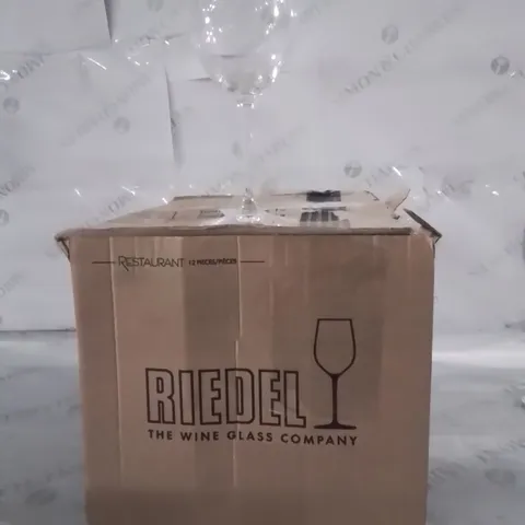 BOXED RIEDEL APPROXIMATELY 10 WINE GLASSES 