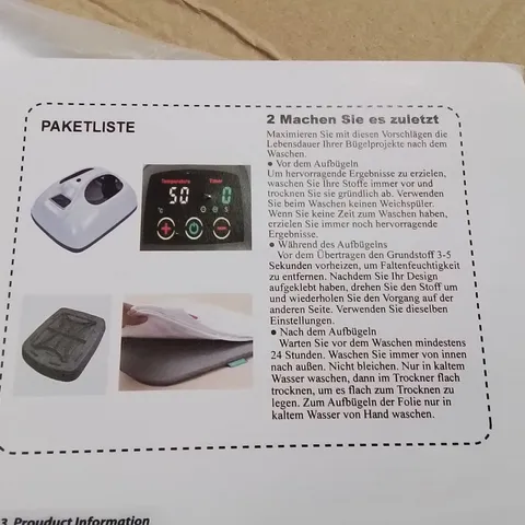 BOXED HEAT PRESS MACHINE 