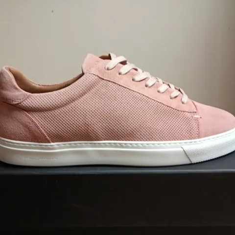 BOXD PAIR OF OLIVER SPENCER PINK SNEAKERS - UK SIZE 9