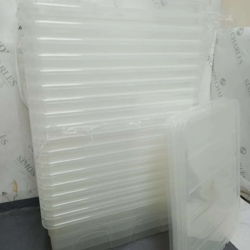 20 CLEAR SPACEMASTER STORAGE BOXES