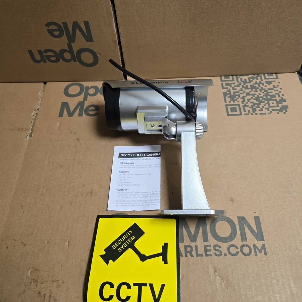 DECOY BULLET CAMERA WITH IR LEDS BOXED