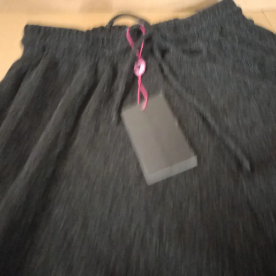 SOUTH BEACH BLACK GLITTER TROUSERS - 12