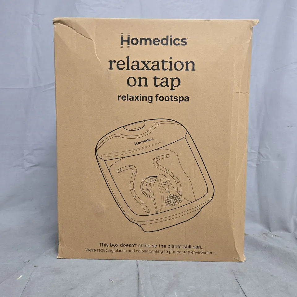 BOXED HOMEDICS RELAXING FOOTSPA  FB-45TL-GB