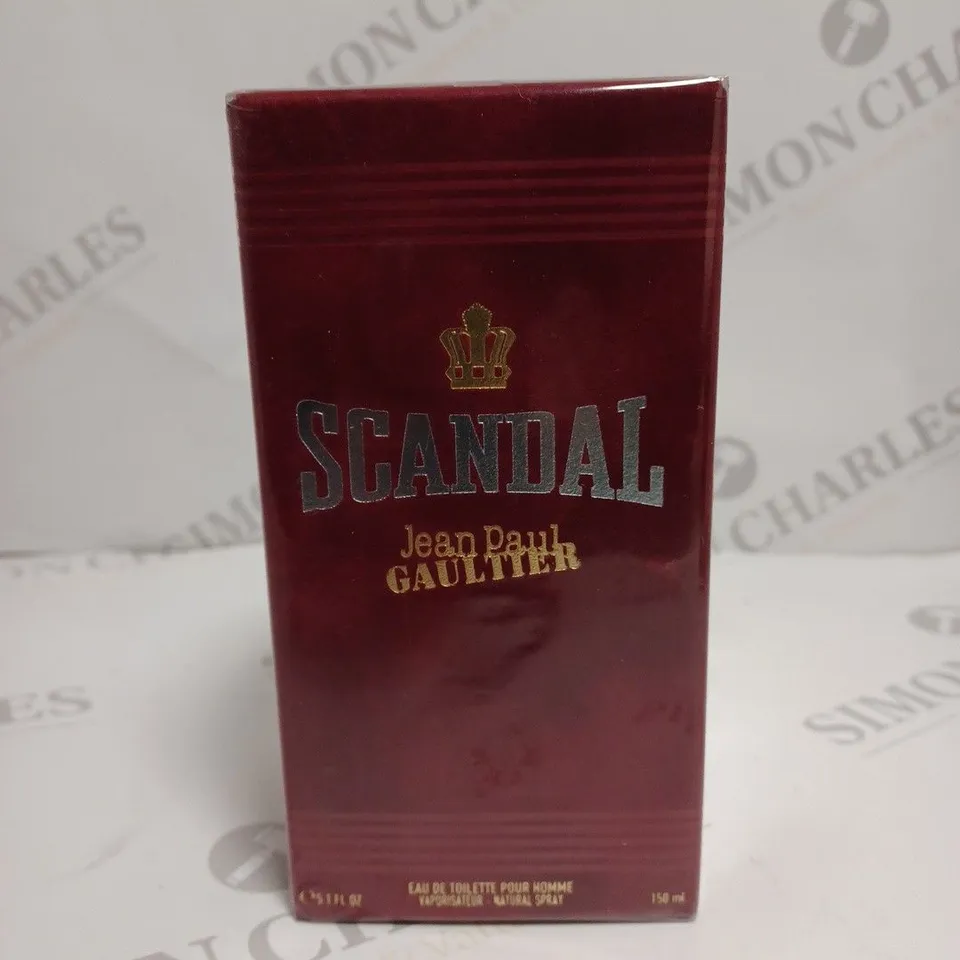 BOXED SEALED JEAN PAUL GAULTIER SCANDAL EAU DE TOILETTE - 150ML