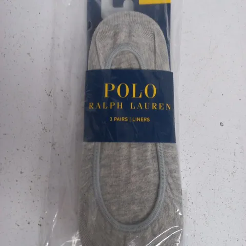 POLO RALPH LAUREN 3 PAIRS LINERS