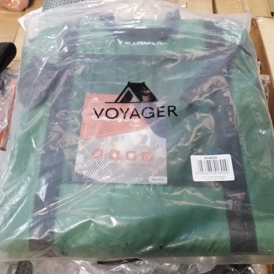 VOYAGER 2PK FOLDING CAMPING CHAIRS - KHAKI