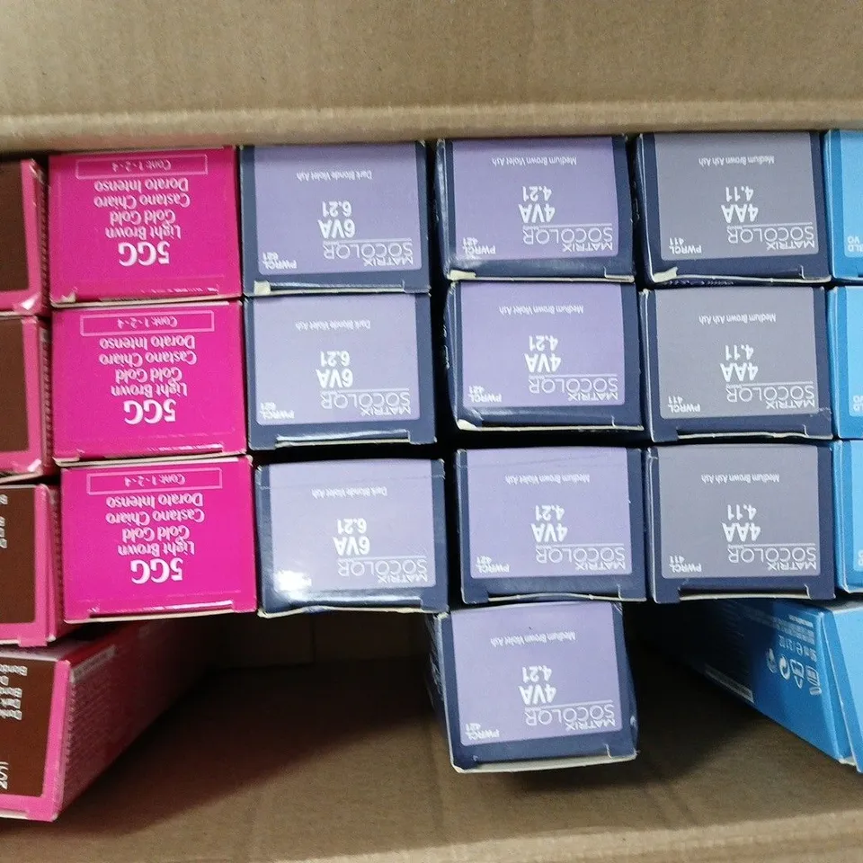 BOX OF APPROXIMATELY 20 ASSORTED MATRIX SO COLOUR BEAUTY PRODUCTS