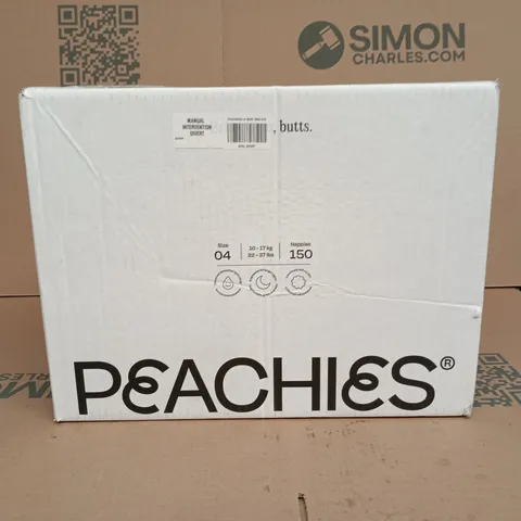 PEACHIES SIZE 04 150 NAPPIES BOXED