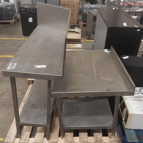COMMERCIAL STAINLESS STEEL KITCHEN TABLES