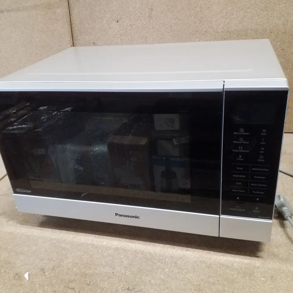 PANASONIC SILVER MICROWAVE OVEN 