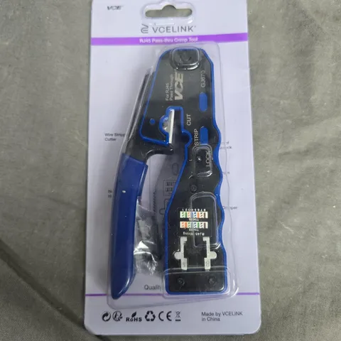 VCELINK RJ45 Pass-Through Crimp Tool – Sealed in Packaging