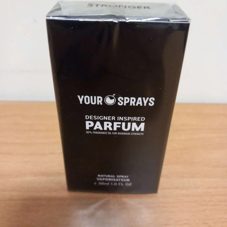 THREE BOXED AND SEALED YOUR SPRAYS DESIGNER INSPIRED PARFUMS 30ML