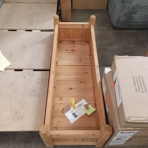 WOODEN RAISED GARDEN BED PLANTER BOX