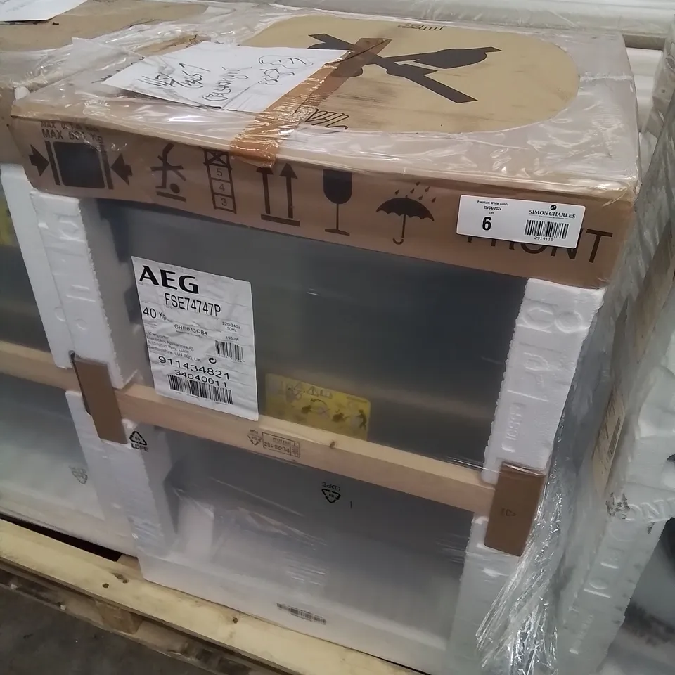 AEG PROCLEAN 15 PLACE SETTING INTEGRATED DISHWASHER - WHITE MODEL GHE613CB4 RRP £667
