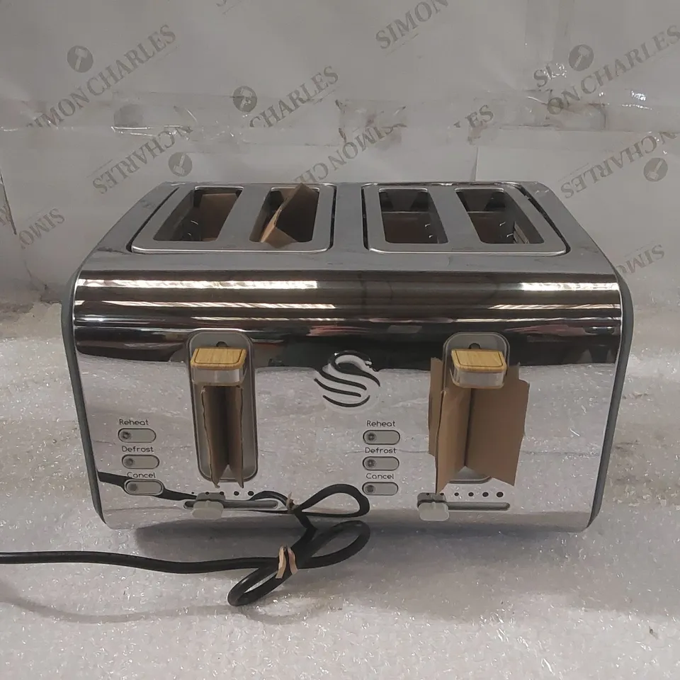 BOXED SWAN 4 SLICE TOASTER 