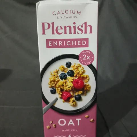 APPROXIMATELY 6 X 1L CARTONS ON PLENISH ENRICHED OAT MILK