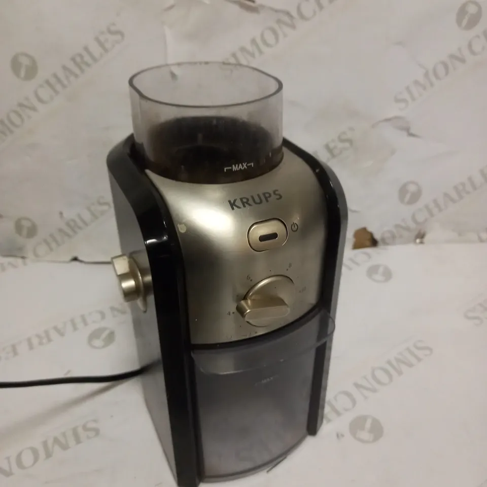 KRUPS EXPERT BURR GRINDER FOR COFFEE BEANS