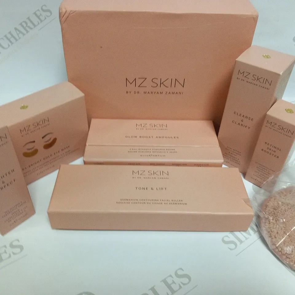 BOXED MZ SKIN BY DR MARYAM ZAMANI 7 PIECE MAKE UP GIFT SET