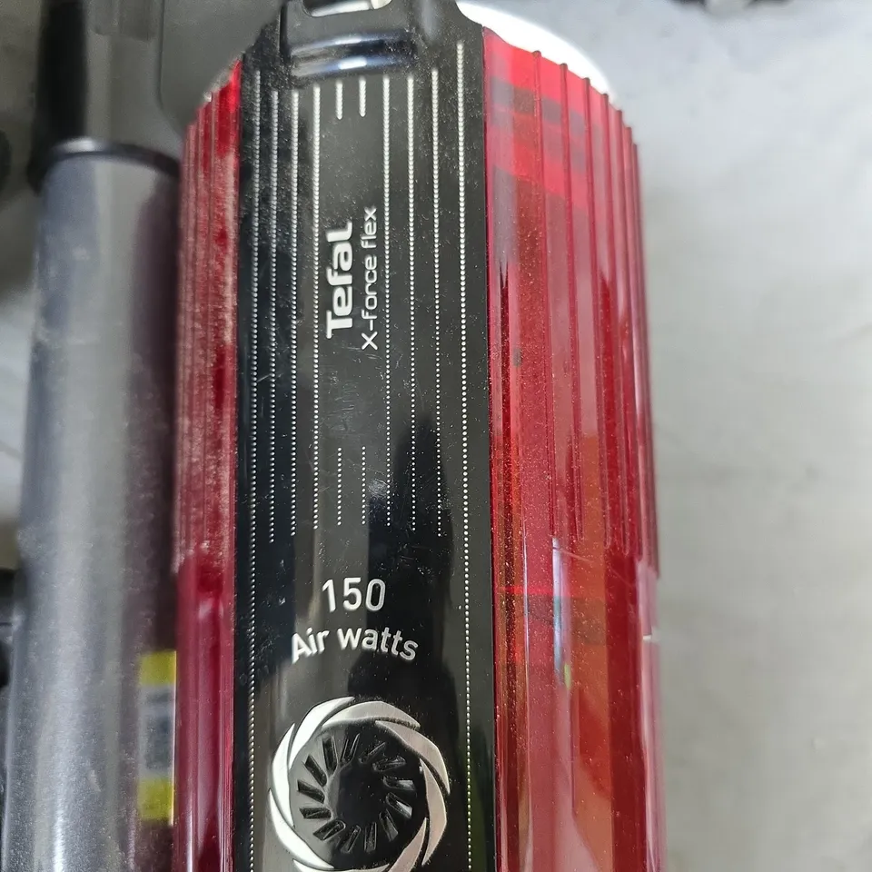 TEFAL X FORCE FLEX HANDHELD VACUUM CLEANER WITH ATTACHMENTS – RED & BLACK 