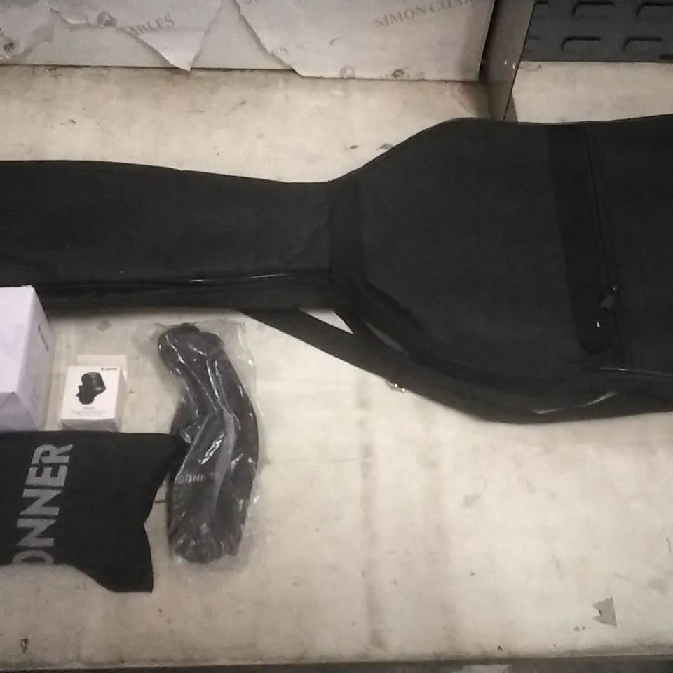 BOXED DONNER DST-100 39" BLACK LEFT HANDED ELECTRIC GUITAR BEGINNER KIT WITH AMP
