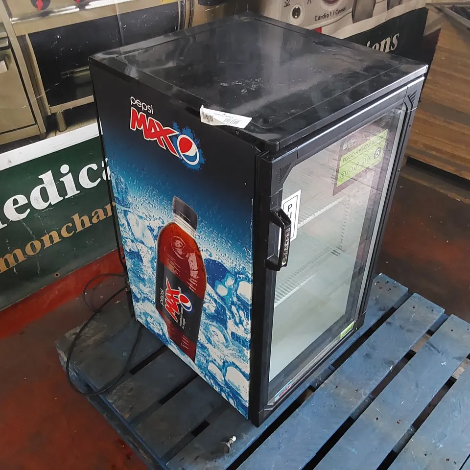 FRIGOGLASS NORCOOL 85 [R290] COMMERCIAL PEPSI MAX BRANDED DRINKS COOLER 