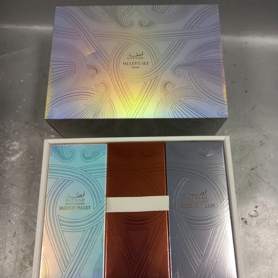 BOXED GISSAH VALLEYS FRAGRANCE SET 3X50ML