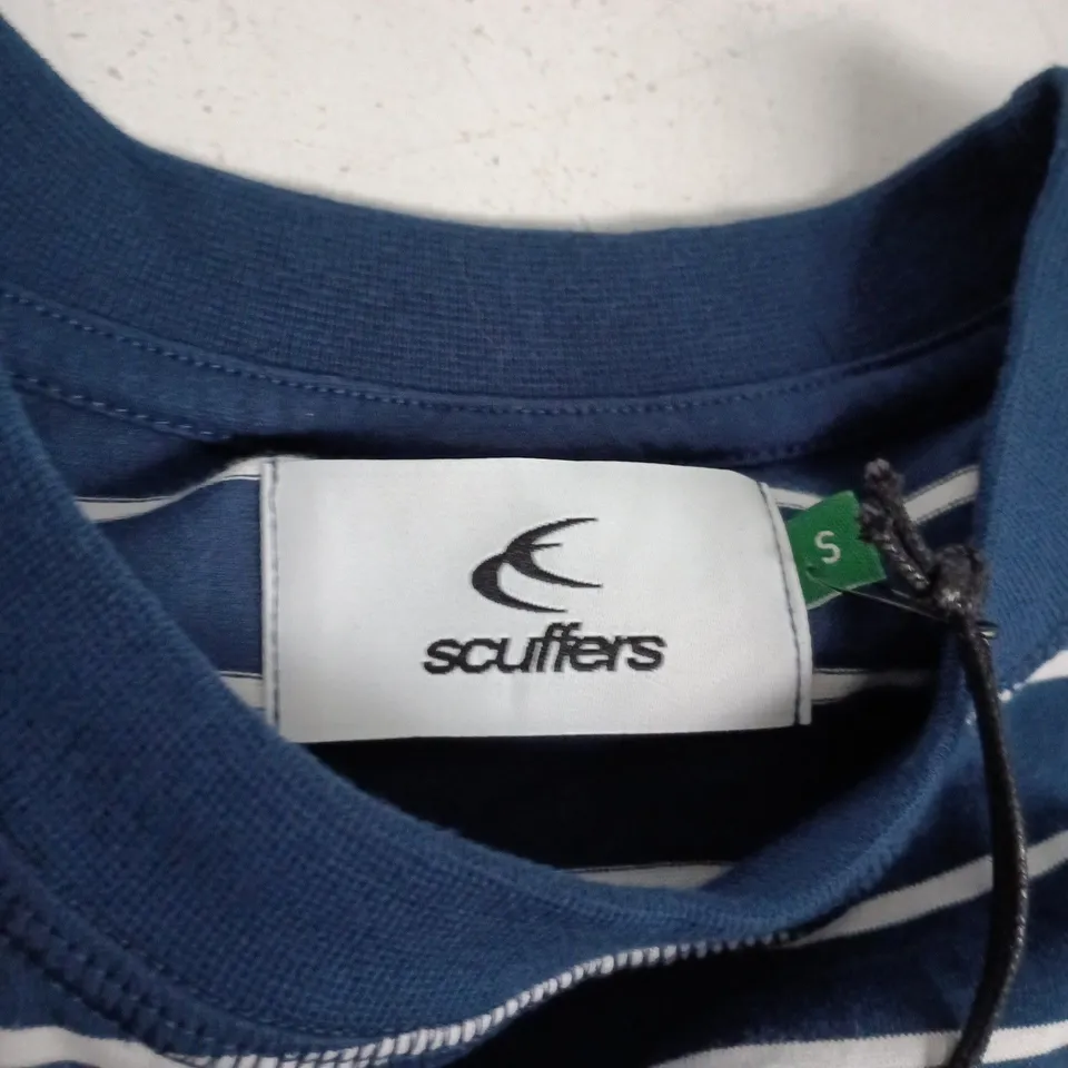SCUFFERS SEAS BLUE LONGSLEEV TEE - SMALL