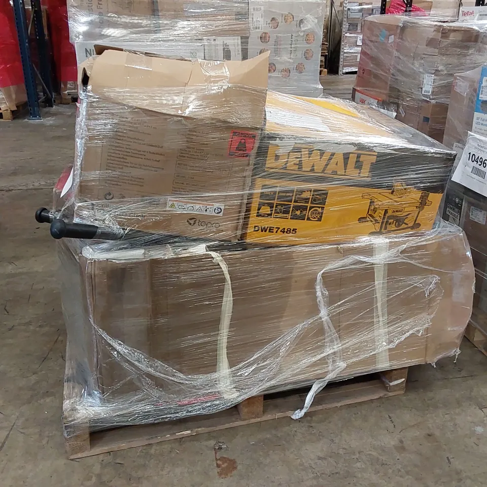 PALLET OF APPROXIMATELY 6 UNPROCESSED RAW RETURN HOUSEHOLD AND ELECTRICAL GOODS TO INCLUDE;