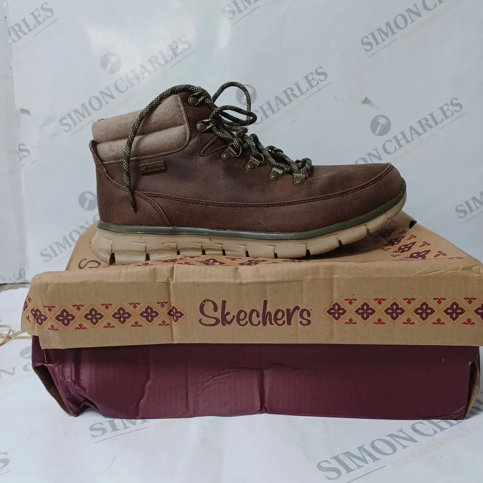 SKECHER BROWN WARM BOOT SIZE 8