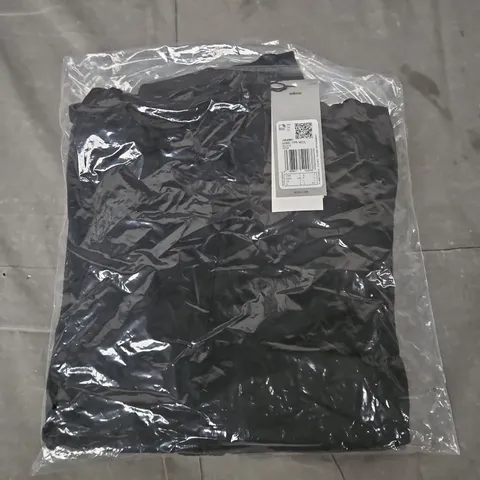 ADIDAS LONG SLEEVE ZIP-UP TRAINING TOP IN BLACK SIZE LARGE