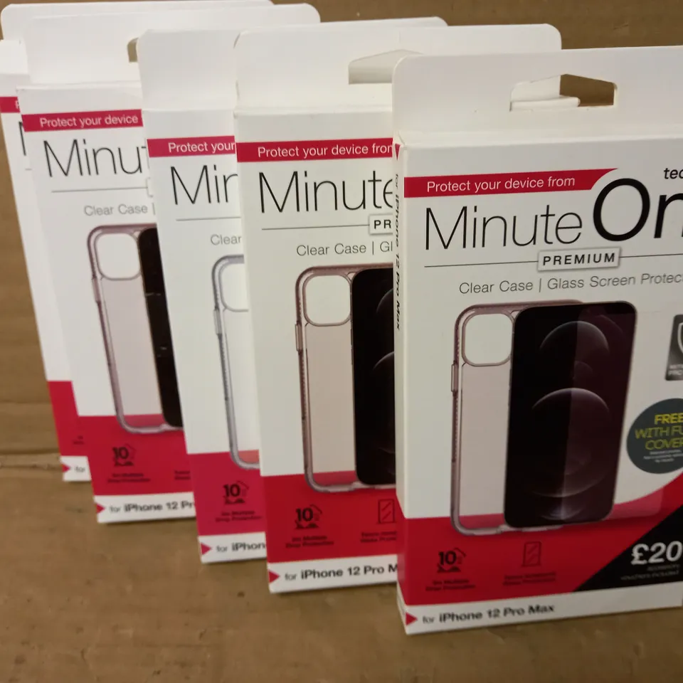 TECH21 MINUTE ONE CLEAR CASE - FOR IPHONE 12 PRO MAX