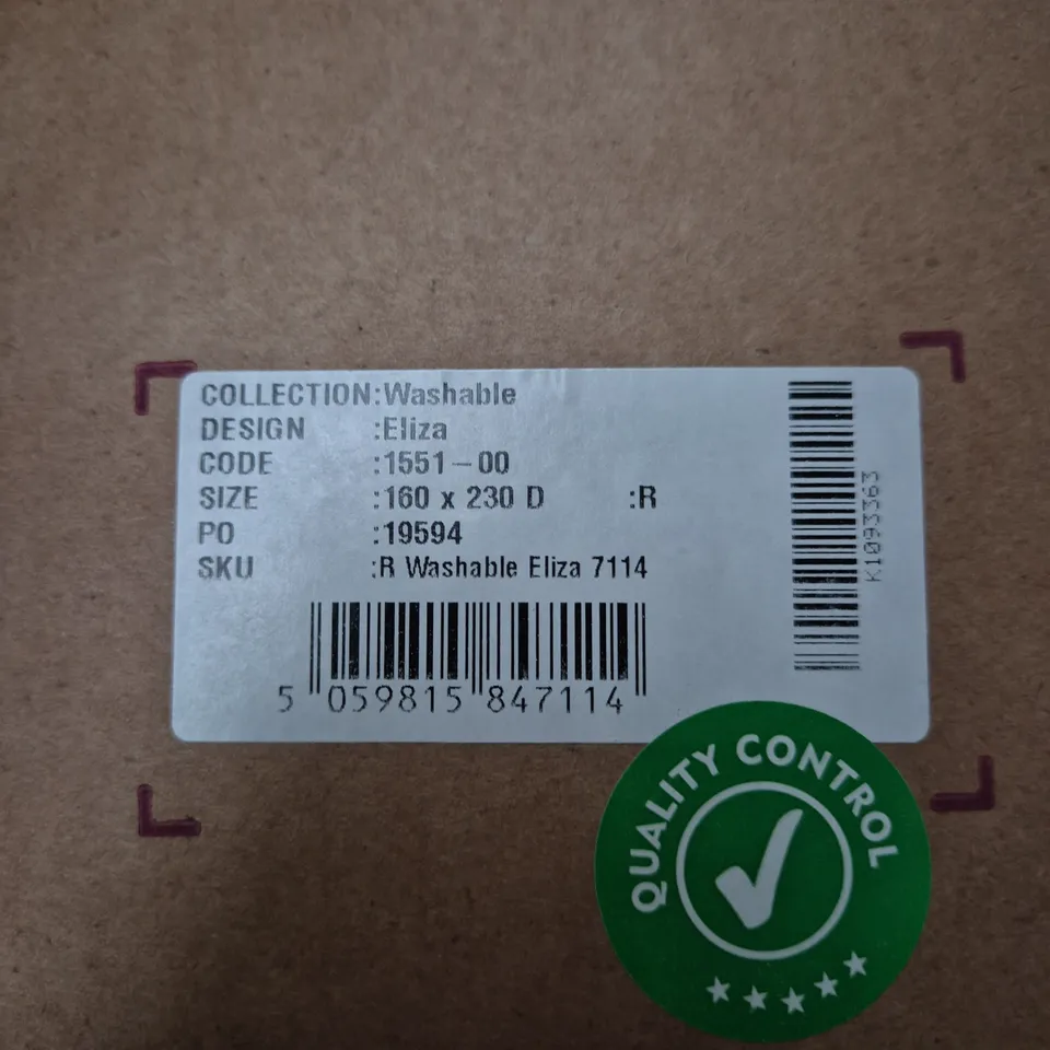 KUKOON WASHABLE RUG – ELIZA DESIGN, 160 X 230 CM