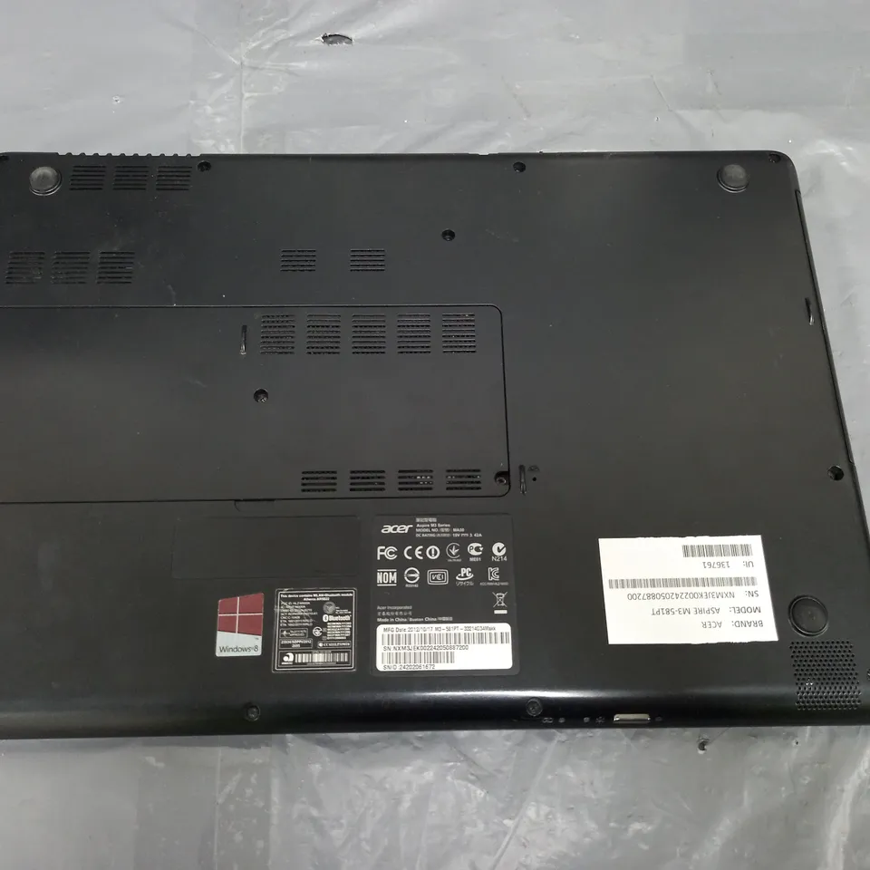 ACER ASPIRE M3-581P 15 INCH I3-3217U 1.80GHZ