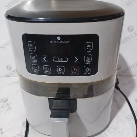 BOXED COOK'S ESSENTIALS 4.0L AIR FRYER, COOL GREY