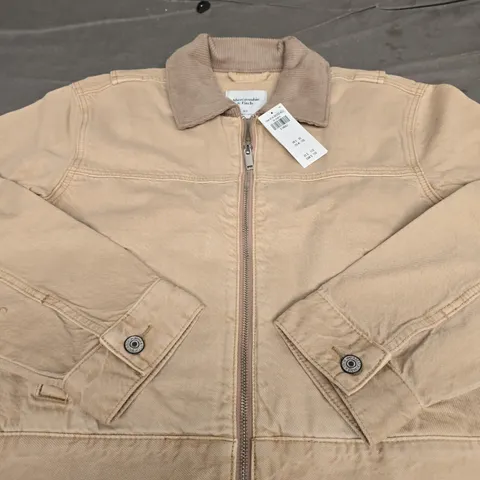 ABERCROMBIE AND FITCH FULL ZIP JACKET - SIZE XS