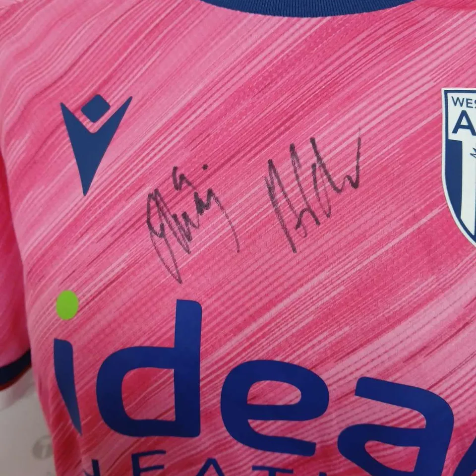 SIGNED MACRON WEST BROM AWAY 24/25 JERSEY - LARGE