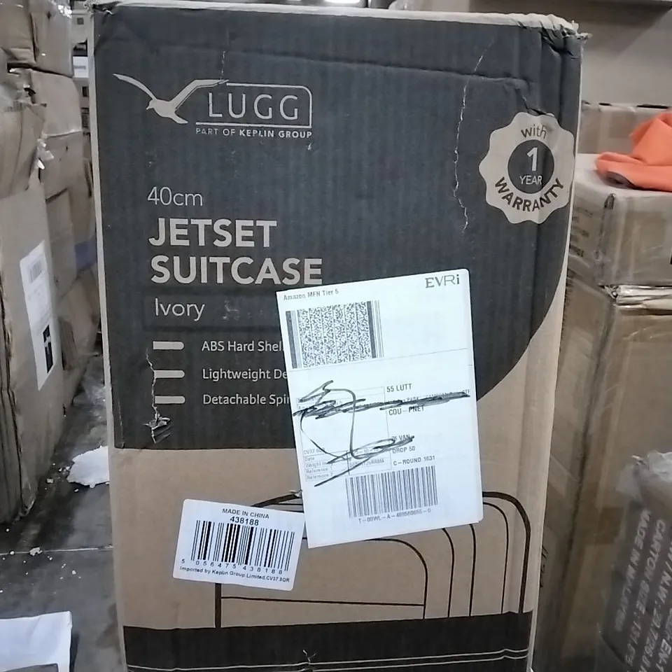 BOXED 40CM JET-SET SUITCASE IVORY