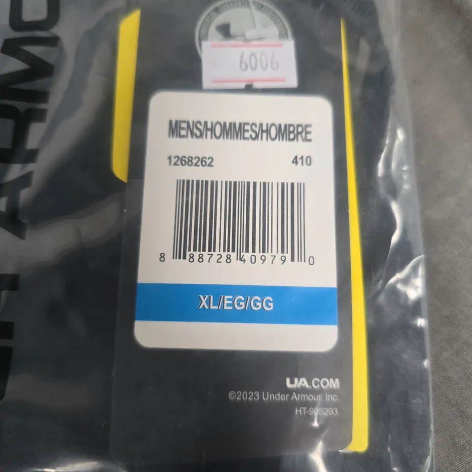 UNDER ARMOUR MEN'S ATHLETIC SHORTS– BLACK, SIZE XL (XL/EG/GG)
