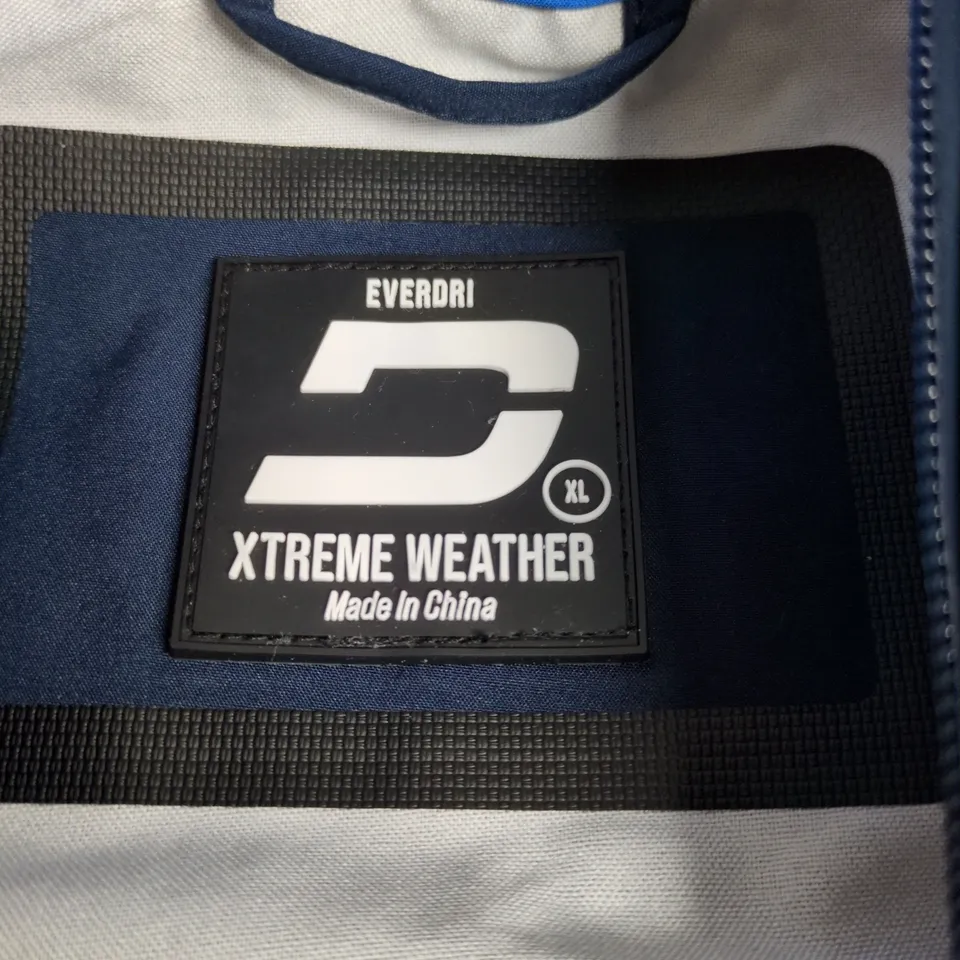 DRUIDS EVERDRI XTREME WEATHER JACKET – BLUE/NAVY, UK XL