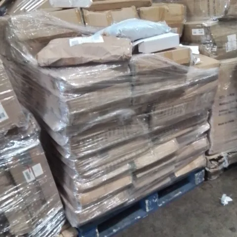 PALLET OF ASSORTED HOUSEHOLD GOODS AND PRODUCTS TO INCLUDE;COAT,MULTI USE SCREWDRIVER,KIDS PIANO 