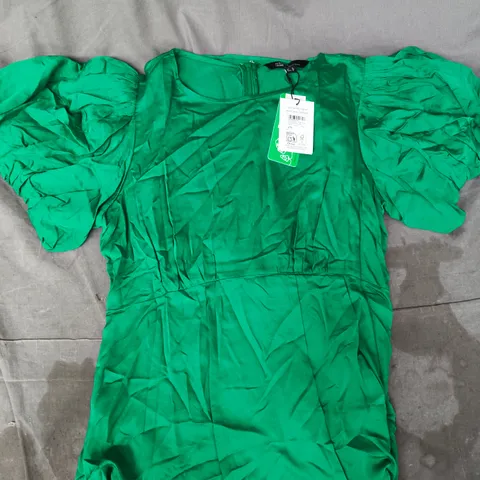 NOBODY'S CHILD QUINN MIDI DRESS IN GREEN SIZE UK 12