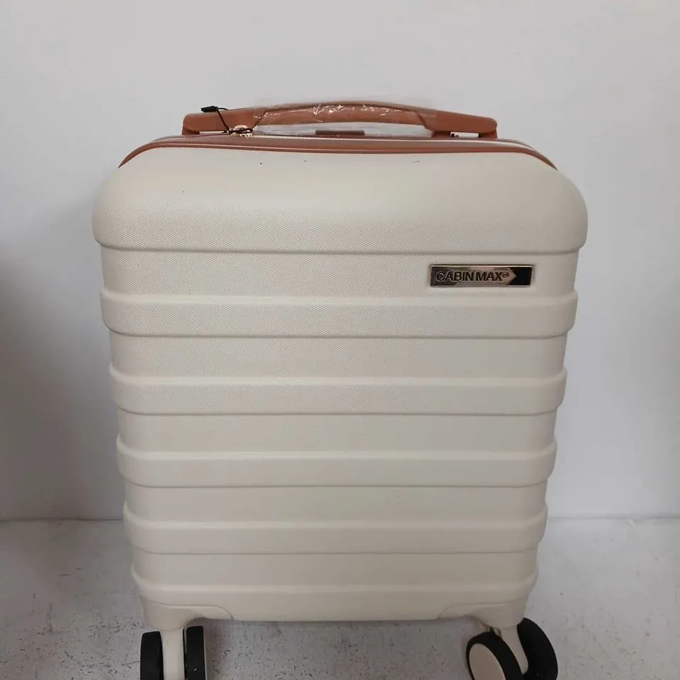 CABIN MAX ANODE 24L SPINNER CASE – CREAM TRAVEL LUGGAGE (BOXED)