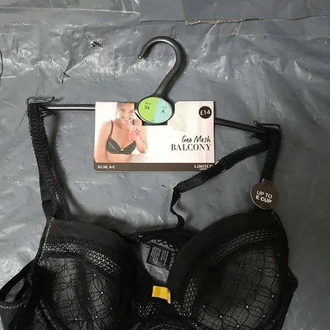 APPROXIMATELY 35 GEOMESH BRAS IN BLACK - 34A