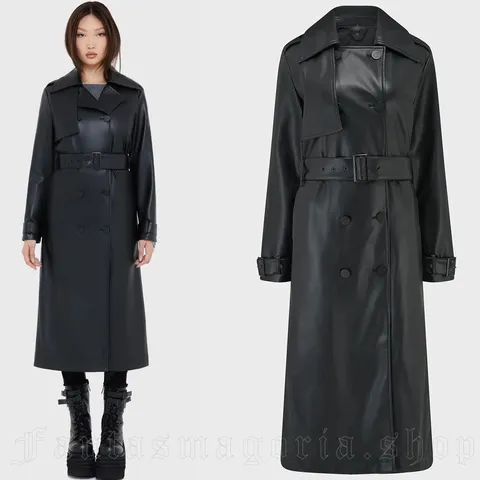 BRAND NEW BAGGED KILLSTAR FALLING NIGHT BLACK COAT S