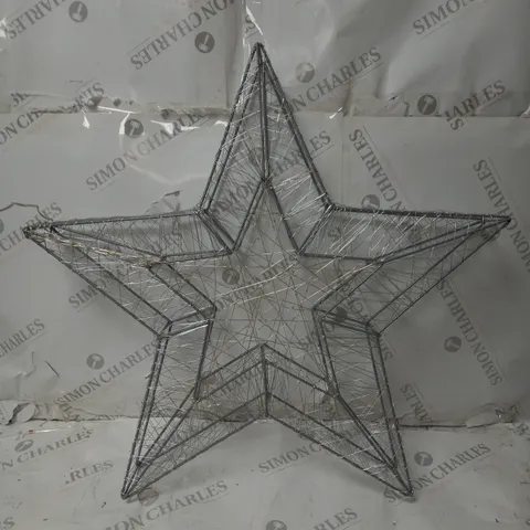 JOHN LEWIS 58CM STAR LIGHT ICE & PURE WHITE LED 