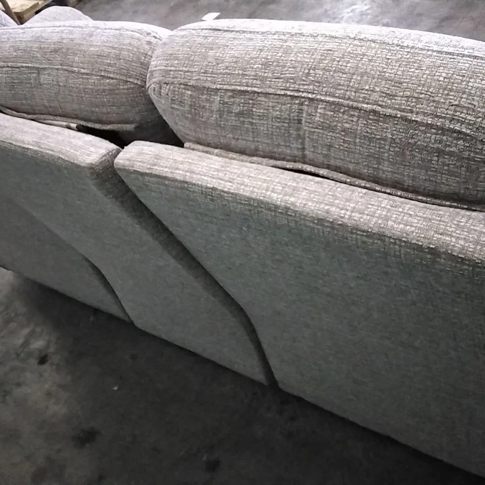 QUALITY BRITISH DESIGNED & MANUFACTURED G PLAN GREENWICH 3 SEATER POWER RECLINER LOOM SHALE FABRIC SOFA