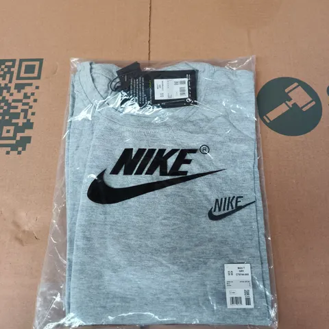BAGGED NIKE GREY T-SHIRT WITH LOGO - SIZE M