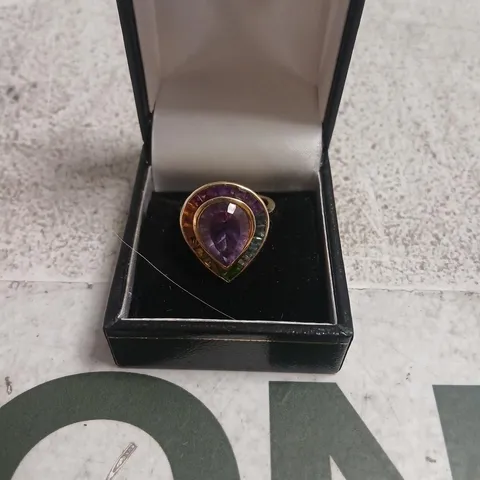 SURROUND RING GOLD PLATED
