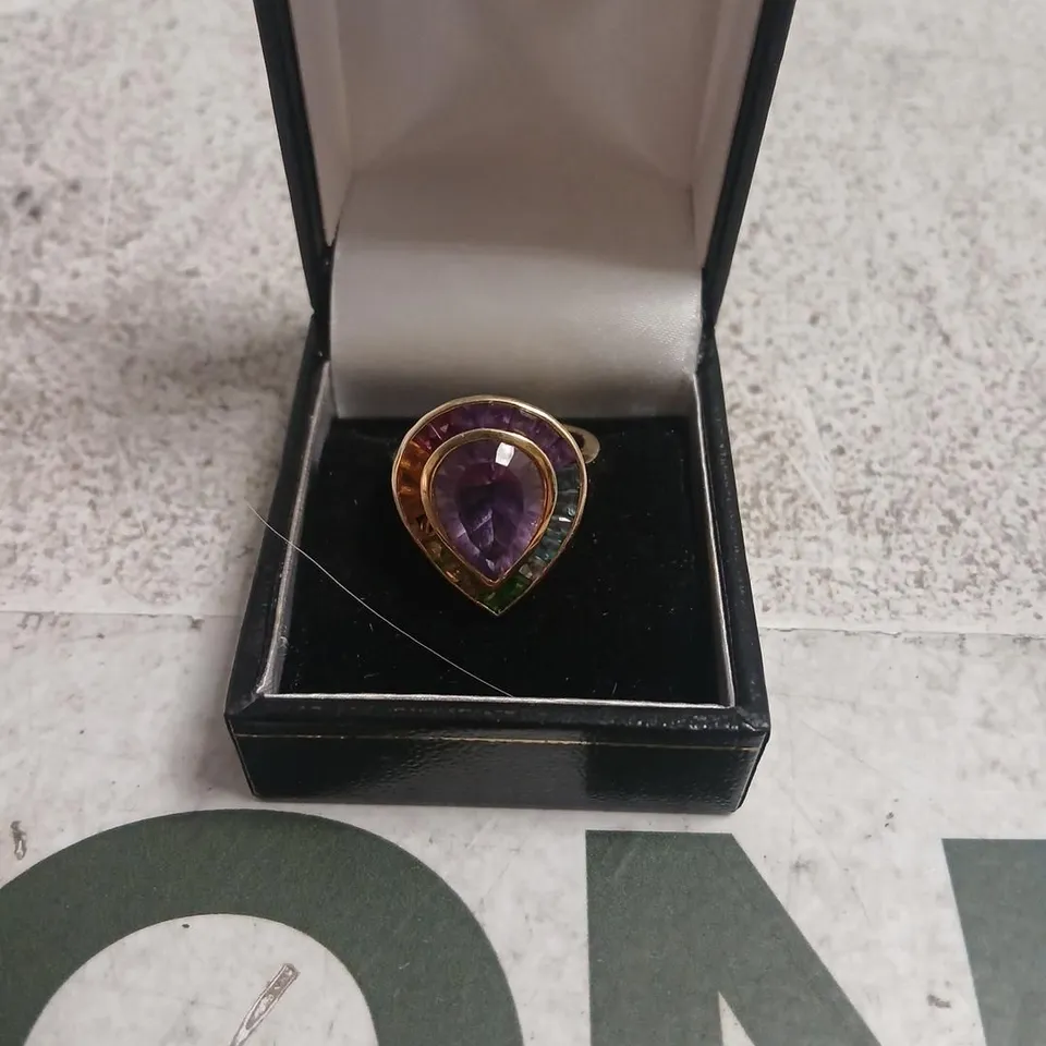 SURROUND RING GOLD PLATED