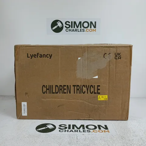 LYEFANCY CHILDREN'S TRICYCLE – BOXED
